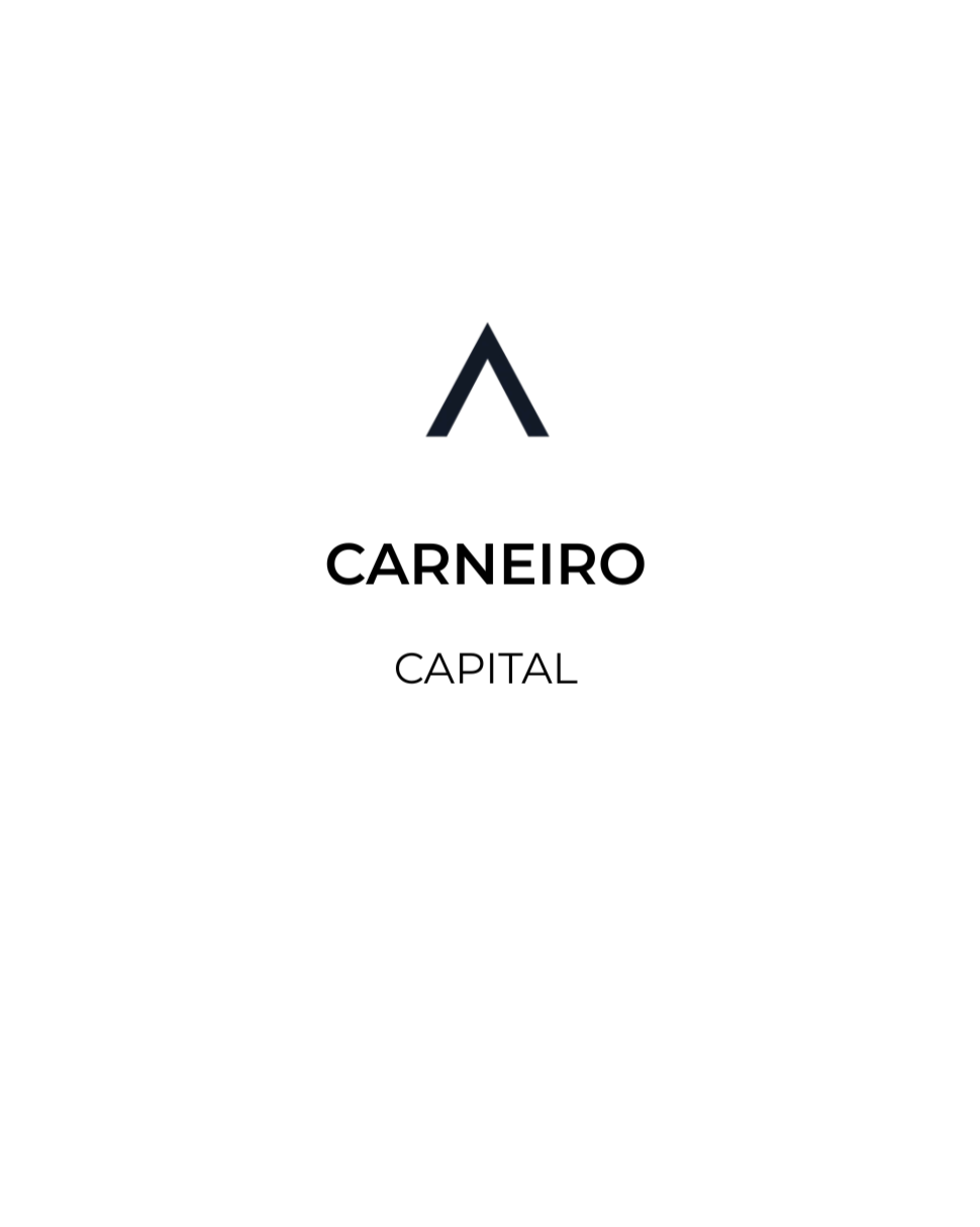 Carneiro Capital — Logotipo Vertical Prata